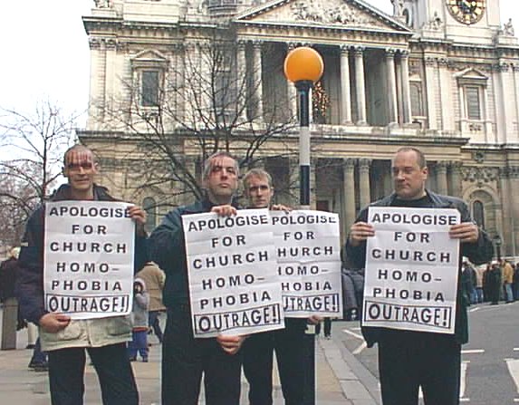 Protesters with Placards