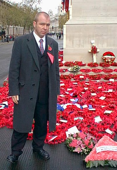 GALHA - Alan Jones after laying wreath